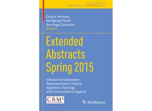 9783319454405 - Extended Abstracts Spring 2015 Kartoniert (TB)