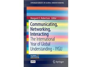 9783319454702 - SpringerBriefs in Global Understanding   Communicating Networking Interacting Kartoniert (TB)