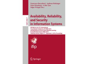 9783319455068 - Availability Reliability and Security in Information Systems Kartoniert (TB)