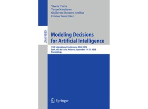 9783319456553 - Modeling Decisions for Artificial Intelligence Kartoniert (TB)