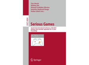 9783319458403 - Serious Games Kartoniert (TB)