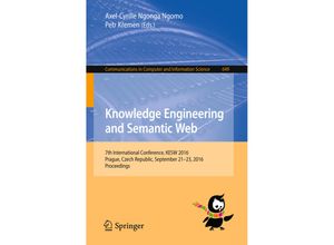 9783319458793 - Knowledge Engineering and Semantic Web Kartoniert (TB)