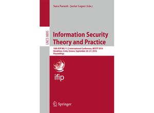 9783319459301 - Information Security Theory and Practice Kartoniert (TB)