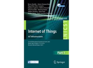 9783319470627 - Internet of Things IoT Infrastructures Kartoniert (TB)