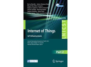 9783319470740 - Internet of Things IoT Infrastructures Kartoniert (TB)