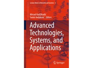 9783319472942 - Advanced Technologies Systems and Applications Kartoniert (TB)