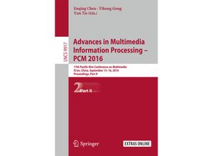 9783319488950 - Advances in Multimedia Information Processing - PCM 2016 Kartoniert (TB)