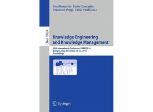 9783319490038 - Knowledge Engineering and Knowledge Management Kartoniert (TB)