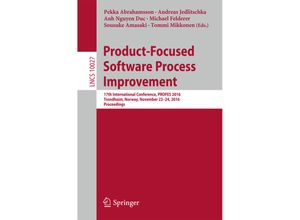 9783319490939 - Product-Focused Software Process Improvement Kartoniert (TB)