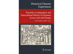 9783319491622 - Transcultural Research - Heidelberg Studies on Asia and Europe in a Global Context   Historical Disaster Experiences Kartoniert (TB)