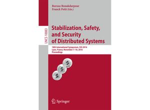 9783319492582 - Stabilization Safety and Security of Distributed Systems Kartoniert (TB)