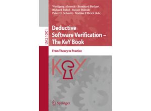 9783319498119 - Deductive Software Verification - The KeY Book Kartoniert (TB)