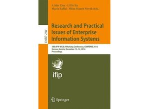 9783319499437 - Research and Practical Issues of Enterprise Information Systems - Maria Raffai Kartoniert (TB)