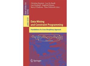 9783319501369 - Data Mining and Constraint Programming Kartoniert (TB)