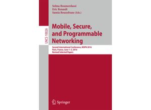 9783319504629 - Mobile Secure and Programmable Networking Kartoniert (TB)