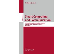 9783319520148 - Smart Computing and Communications Kartoniert (TB)