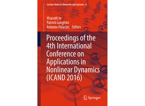 9783319526201 - Proceedings of the 4th International Conference on Applications in Nonlinear Dynamics (ICAND 2016) Kartoniert (TB)