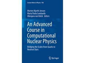 9783319533353 - An Advanced Course in Computational Nuclear Physics Kartoniert (TB)