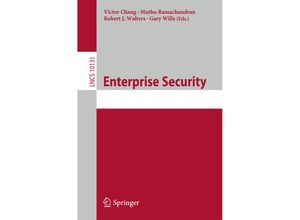 9783319543796 - Enterprise Security Kartoniert (TB)