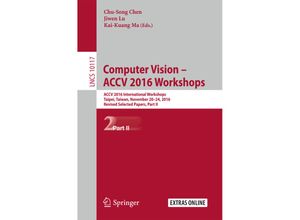 9783319544267 - Computer Vision - ACCV 2016 Workshops Kartoniert (TB)