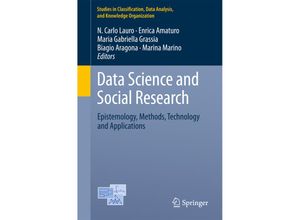 9783319554761 - Studies in Classification Data Analysis and Knowledge Organization   Data Science and Social Research Kartoniert (TB)