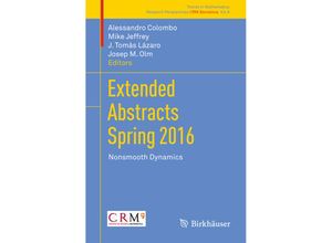 9783319556413 - Extended Abstracts Spring 2016 Kartoniert (TB)