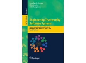 9783319568409 - Engineering Trustworthy Software Systems Kartoniert (TB)