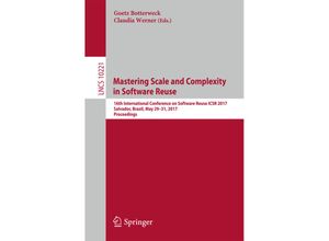 9783319568553 - Mastering Scale and Complexity in Software Reuse Kartoniert (TB)