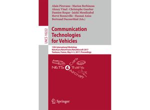 9783319568799 - Communication Technologies for Vehicles Kartoniert (TB)