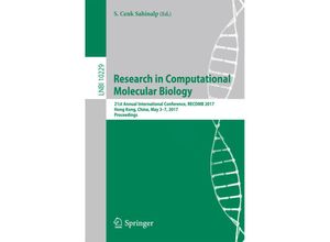 9783319569697 - Research in Computational Molecular Biology Kartoniert (TB)