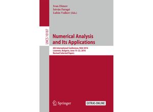 9783319570983 - Numerical Analysis and Its Applications Kartoniert (TB)