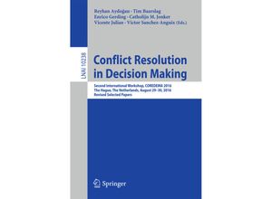 9783319572840 - Conflict Resolution in Decision Making Kartoniert (TB)