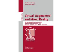 9783319579863 - Virtual Augmented and Mixed Reality Kartoniert (TB)