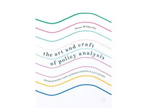 9783319586182 - The Art and Craft of Policy Analysis - Aaron Wildavsky Kartoniert (TB)