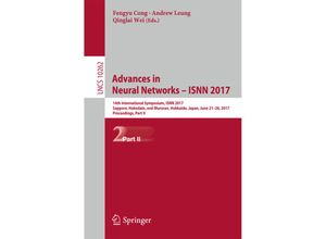 9783319590806 - Advances in Neural Networks - ISNN 2017 Kartoniert (TB)