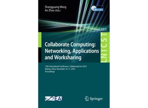 9783319592879 - Collaborate Computing Networking Applications and Worksharing Kartoniert (TB)