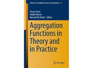 9783319593050 - Aggregation Functions in Theory and in Practice Kartoniert (TB)