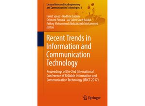 9783319594262 - Recent Trends in Information and Communication Technology Kartoniert (TB)