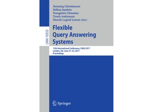 9783319596914 - Flexible Query Answering Systems Kartoniert (TB)