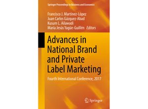 9783319597003 - Springer Proceedings in Business and Economics   Advances in National Brand and Private Label Marketing Kartoniert (TB)