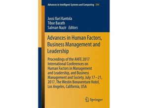 9783319603711 - Advances in Human Factors Business Management and Leadership Kartoniert (TB)