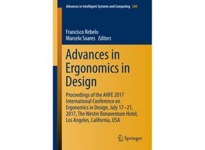 9783319605814 - Advances in Ergonomics in Design Kartoniert (TB)