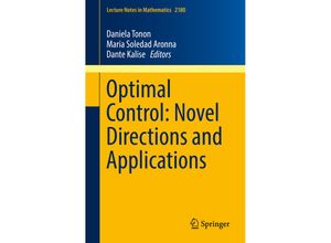 9783319607702 - Optimal Control Novel Directions and Applications Kartoniert (TB)