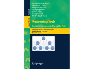 9783319610320 - Reasoning Web Semantic Interoperability on the Web Kartoniert (TB)