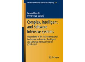 9783319615653 - Complex Intelligent and Software Intensive Systems Kartoniert (TB)