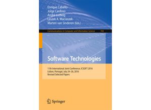 9783319625683 - Software Technologies Kartoniert (TB)