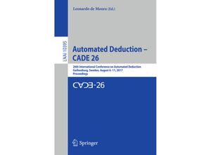 9783319630458 - Automated Deduction - CADE 26 Kartoniert (TB)