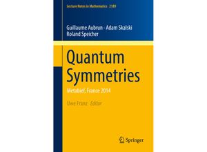 9783319632056 - Quantum Symmetries - Guillaume Aubrun Adam Skalski Roland Speicher Kartoniert (TB)