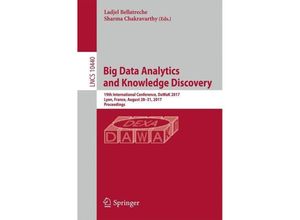 9783319642826 - Big Data Analytics and Knowledge Discovery Kartoniert (TB)