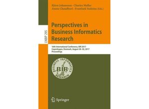 9783319649290 - Perspectives in Business Informatics Research Kartoniert (TB)